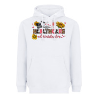 White healthcare administrator Heavyweight Hoodie - texasbilliewilder