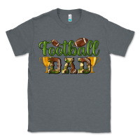 Charcoal Heather football dad Classic Tee - BundleAndBundleShop