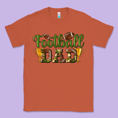 Football Dad Classic Tee Designed By Bundleandbundleshop