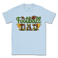 Dusty Blue football dad Classic Tee - BundleAndBundleShop