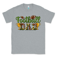 Heather Grey football dad Classic Tee - BundleAndBundleShop