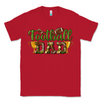Red football dad Classic Tee - BundleAndBundleShop