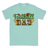 Seafoam football dad Classic Tee - BundleAndBundleShop