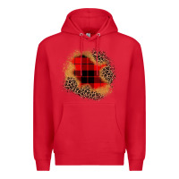 Red christmas patch Premium Hoodie - JahusDesignShop