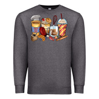 Charcoal Heather bakery coffee cups Premium Sweatshirt - Zillion Design Studio