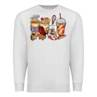 Oatmeal Heather bakery coffee cups Premium Sweatshirt - Zillion Design Studio
