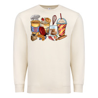 Sandshell bakery coffee cups Premium Sweatshirt - Zillion Design Studio