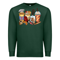Sports Green bakery coffee cups Premium Sweatshirt - Zillion Design Studio