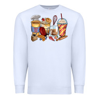 White bakery coffee cups Premium Sweatshirt - Zillion Design Studio