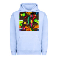 Pigment Grape Ice margarita and taco seamless pattern Urban Hoodie - BundleAndBundleShop