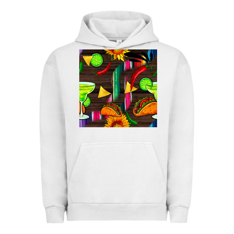 Margarita And Taco Seamless Pattern Urban Hoodie by BundleAndBundleShop | Teevron