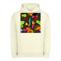 Pigment Pistachio margarita and taco seamless pattern Urban Hoodie - BundleAndBundleShop