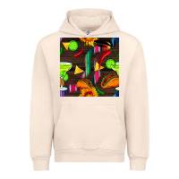 Sandshell margarita and taco seamless pattern Urban Hoodie - BundleAndBundleShop