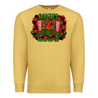 Antique Gold santa's favorite elf Premium Sweatshirt - RanaPortraitStore