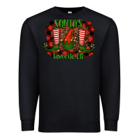 Black santa's favorite elf Premium Sweatshirt - RanaPortraitStore