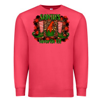 Cardinal santa's favorite elf Premium Sweatshirt - RanaPortraitStore