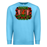 Ocean Blue santa's favorite elf Premium Sweatshirt - RanaPortraitStore