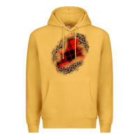 Mustard christmas patch Premium Hoodie - JahusDesignShop