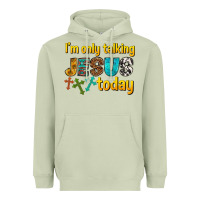 Matcha im only talking jesus today Heavyweight Hoodie - texasbilliewilder