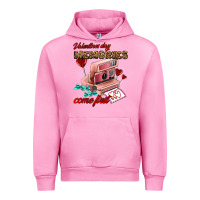 Fuchsia Pink valentines day memories come first Urban Hoodie - AdoDesignShop