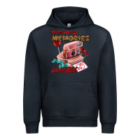 Navy valentines day memories come first Urban Hoodie - AdoDesignShop