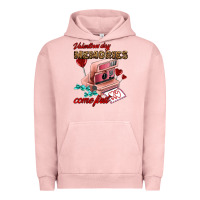 Pigment Salmon valentines day memories come first Urban Hoodie - AdoDesignShop