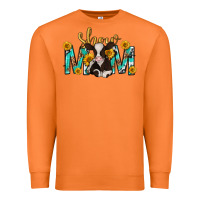 Carrot show mom with cow mothers day Premium Sweatshirt - texasbilliewilder