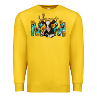Lemon show mom with cow mothers day Premium Sweatshirt - texasbilliewilder
