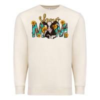 Sandshell show mom with cow mothers day Premium Sweatshirt - texasbilliewilder
