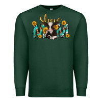 Sports Green show mom with cow mothers day Premium Sweatshirt - texasbilliewilder