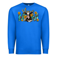 True Royal show mom with cow mothers day Premium Sweatshirt - texasbilliewilder