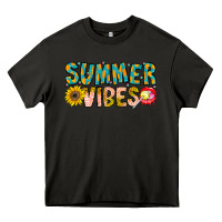 Asphalt Summer Vibes Heavy Core Tee - CowhideDigitalArt