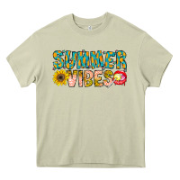 Mossy Summer Vibes Heavy Core Tee - CowhideDigitalArt