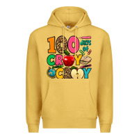 Antique Gold 100 days of cray cray Premium Hoodie - Jasminsmagicworld