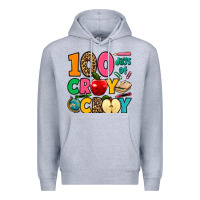 Heather Grey 100 days of cray cray Premium Hoodie - Jasminsmagicworld