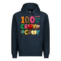 Navy 100 days of cray cray Premium Hoodie - Jasminsmagicworld