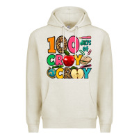 Oatmeal Heather 100 days of cray cray Premium Hoodie - Jasminsmagicworld