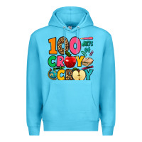 Ocean Blue 100 days of cray cray Premium Hoodie - Jasminsmagicworld
