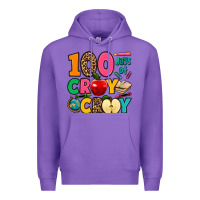 Purple 100 days of cray cray Premium Hoodie - Jasminsmagicworld