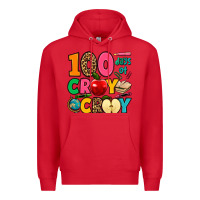 Red 100 days of cray cray Premium Hoodie - Jasminsmagicworld