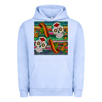Pigment Grape Ice sugar skull seamless pattern Urban Hoodie - BundleAndBundleShop