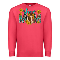 Cardinal show mom with horse mothers day Premium Sweatshirt - texasbilliewilder