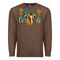 Chestnut show mom with horse mothers day Premium Sweatshirt - texasbilliewilder
