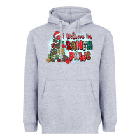 Heather Grey i believe in santa paws Heavyweight Hoodie - Zillion Design Studio