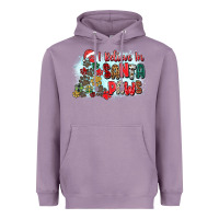 Lavender i believe in santa paws Heavyweight Hoodie - Zillion Design Studio