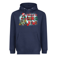 Navy i believe in santa paws Heavyweight Hoodie - Zillion Design Studio