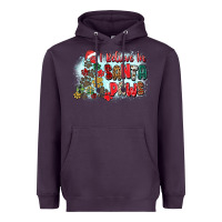 Plum i believe in santa paws Heavyweight Hoodie - Zillion Design Studio