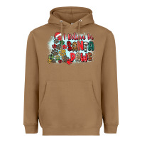 Toasted Coconut i believe in santa paws Heavyweight Hoodie - Zillion Design Studio
