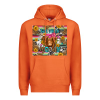 Carrot just a little moody long haired cow Premium Hoodie - Jasminsmagicworld