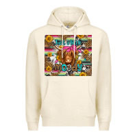 Tofu just a little moody long haired cow Premium Hoodie - Jasminsmagicworld